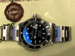 Rolex Submariner 16610 Men Analog Stainless Steel Sport Watch