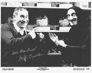 Mel Brooks Hand - Signed Young Frankenstein 8x10 Lifetime Igor Brains Closeup