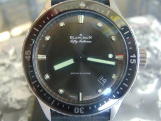Blancpain Fifty Fathoms Bathyscaphe Automatic Watch 43mm 5000 - 1110 - B52a