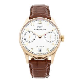 IWC Portuguese 7 Day Power Reserve Auto 42.  3mm Rose Gold Mens Watch IW5001 - 01 2