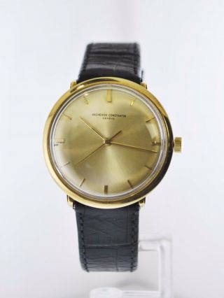 Vacheron Constantin Classic Wristwatch in 18K YG Leather Strap 1950 ' s $30K VALUE 2