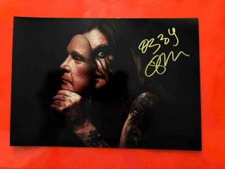 Ozzy Osbourne Black Sabbath Autograph Signed Photo 6x8