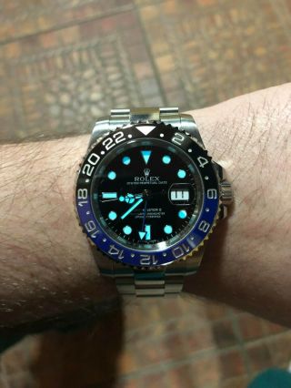 Rolex Gmt - Master Ii 116710blnr Wrist Watch