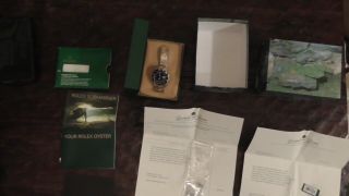 Rolex Submariner 16613 Steel Gold Blue Face 2001 Box//Papers//Books//Anchor 2