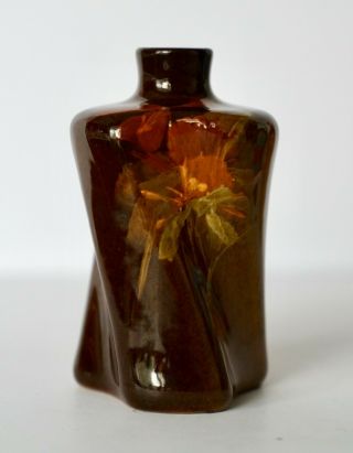 J.  B.  Owens Pottery Utopian Signed Vase 4 1/2 " Tall