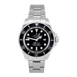 Rolex Sea - Dweller Deepsea Steel Automatic Black Dial Mens Bracelet Watch 116660