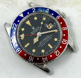 Vintage Rolex GMT - Master Wristwatch Ref.  1675 MK1 Long E Unpolished c.  1968 3