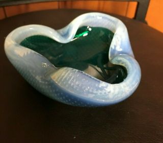 Vintage Murano Art Glass Opalescent Bowl