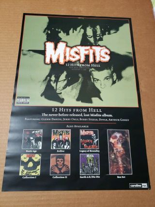 Misfits 12 Hits From Hell Promo Poster