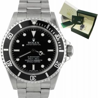 Rare 2012 Rolex Submariner No - Date Random Serial Stainless Steel Watch 14060 M