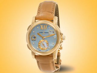 Ulysse Nardin GMT Big Date Ladies Automatic 18K Rose Gold Watch 246 - 22/392 2