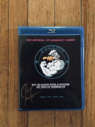 Duck - Fit Blu - Ray - Signed By Jason Trost