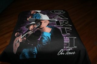 Vintage 1992 Garth Brooks On Tour T - Shirt Sz Xl Usa Made Hanes 1992 Never Worn