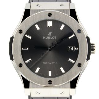 Hublot Classic Fusion Titanium Automatic 45mm Grey Watch 511.  NX.  7071.  LR Complete 2