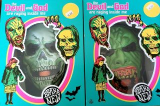 Collectors The Devil And God Halloween Masks With Trick Or Treat Bag