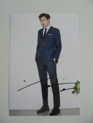 Lee Min Ho Korean Actor Signed 4x6 Photo Autograph Hand Signed Usa Seller A4