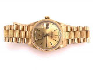 Rolex Day Date President Mens 18k Yellow Gold Watch 18248 men ' s wristwatch 2
