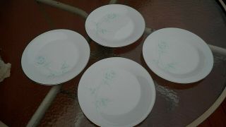 Set Of 4 Noritake Virtue 10 1/2 " Dinner Plates