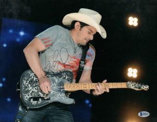 Wow Brad Paisley Signed 11x14 Photo Authentic Autograph Beckett Bas 4