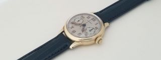Longines 14K Gold Single Pusher Chronograph 13.  33Z Movement from 1920 ' s 2