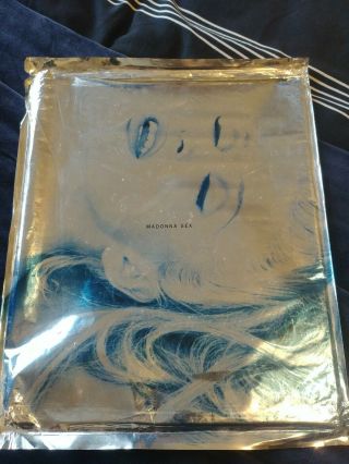 Madonna Sex Book 1992 Uk Edition,  Comic & Mylar Cover Nbr.  2049380 Priced To Sell