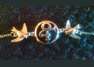 Prince Rogers Nelson When Doves Cry Love Symbol Necklace,  Bracelet Or Anklet