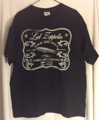 Led Zepplin Dazed And Confused Concert T Shirt Xl