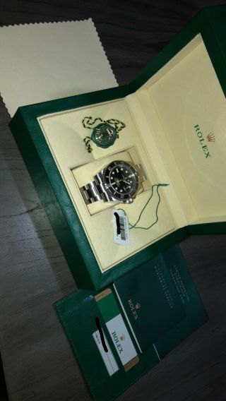 Rolex Submariner 116610ln Steel Black Ceramic 40mm Box And Papers