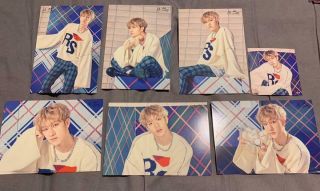 Stray Kids Bang Chan Official 6 Photocards & 1 Sticker Set Showcase 2019 Hi - Stay