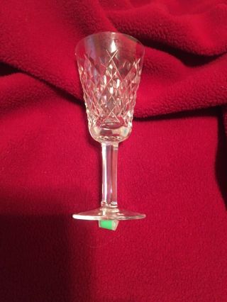 Waterford Signed Crystal Alana 5 1/8” Sherry / Cordial / Port Glass