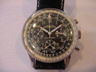 1960 Breitling Navitimer 806 Chronograph Venus 178 Aopa Blk Dial