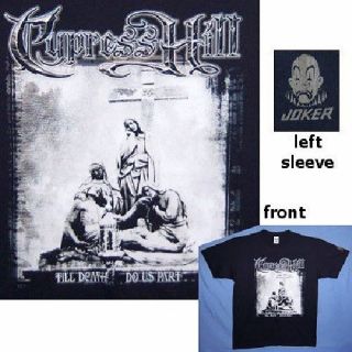 Cypress Hill Jesus/til Death/joker Black T Shirt Med