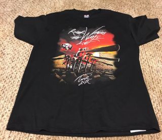 Roger Waters The Wall 2012 Tour Concert T Shirt Pink Floyd Black L Large Live