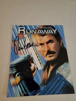 Tom Selleck Autograph 8x10 Photo Signed Authentic Runaway Magnum Tv Show Movie