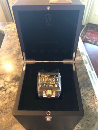Devon Tread 1 18k Rose Gold Watch Rare Bnib Brand Retail $38,  945