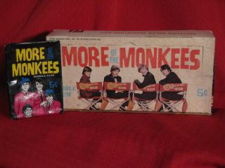 The Monkees More Of 1967 Raybert Donruss Gum Cards Wax Pack Box Only & Wrapper