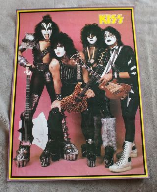 Kiss 1981 Gene Simmons Loudest Band In The World Creatures Of The Night Poster