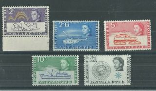 British Antarctic Territory 1963 2/6d To £1 Pristine Mnh