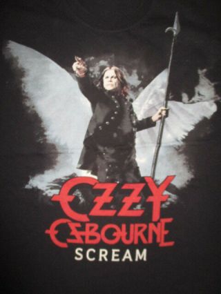 2010 - 11 Ozzy Osbourne " Scream " Concert Tour (lg) T - Shirt