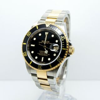 Rolex Submariner 16613 Box And Papers 2009 Rehaut Final Production