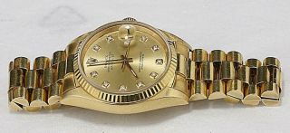 Vintage Rolex Ref 16018 Datejust Quick Set Automatic Cal 3035 W/ 8385 Bracelet