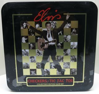 Elvis Presley Checkers & Tic Tac Toe Collector 