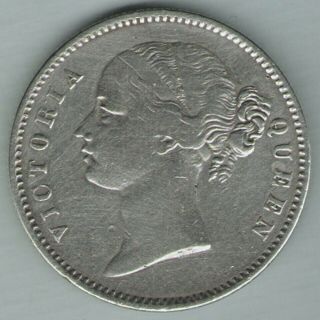 British India - One Rupee 1840 Victoria Queen - Divided Legend Rare Silver Coin