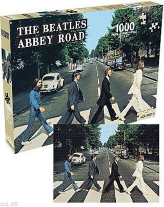Beatles Abbey Road 1000 Piece Puzzle 20 X 27 Jigsaw Official Licensed