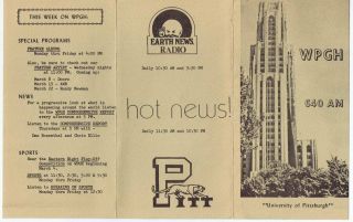 640 Am Wpgh Pittsburgh Pitt Vintage February 24 1978 Music Survey Jackson Browne