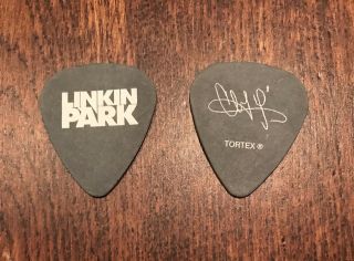 Chester Bennington Linkin Park Guitar Pick 2007 Tour Minutes To Midnight Black