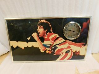 Rolling Stones Wall Clock Mick Jagger 1980 