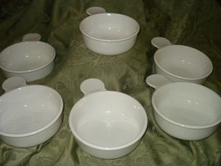 Set Of 6 Corning Ware Grab It Bowls - P - 150 - B - With Lids