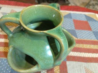 Vintage Cornelison Pottery Matte Green Vase - Kentucky Pottery Bybee,