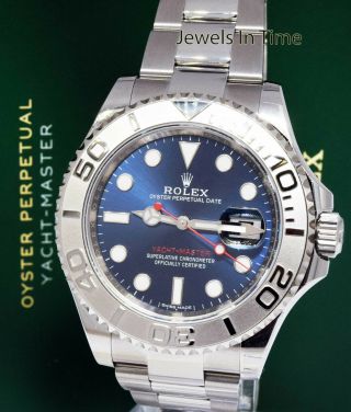 Rolex Yacht - Master 40 Steel & Platinum Blue Dial Watch Box/Papers 116622 2
